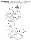 SECTION Diagram and Parts List for KECS161GBL1  KitchenAid Cooktop