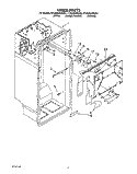 LINER Diagram and Parts List for ET20DKXWW02  Whirlpool Refrigerator