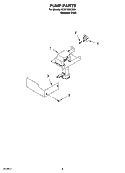 PUMP PARTS Diagram and Parts List for KUIC15NLSS0  KitchenAid Ice Maker