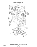 VENTILATION Diagram and Parts List for MH6600XV1  Whirlpool Microwave