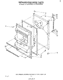 REFRIGERATOR DOOR , PARTS NOT ILLUS Diagram and Parts List for ET16JK1MWR2  Whirlpool Refrigerator