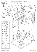 Part Location Diagram of 3976782 Whirlpool PANEL-CNTL