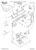 Part Location Diagram of 3401688 Whirlpool WIRE