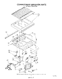 COMPARTMENT SEPARATOR Diagram and Parts List for ET20DKXVW06  Whirlpool Refrigerator