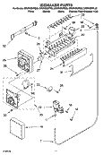ICEMAKER PARTS Diagram and Parts List for GR9FHMXPT00  Whirlpool Refrigerator