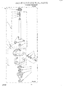 BRAKE AND DRIVE TUBE Diagram and Parts List for RAS5133EQ0  Roper Washer