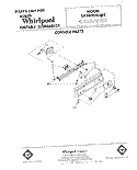 CONSOLE Diagram and Parts List for DP3800XLW0  Whirlpool Dishwasher