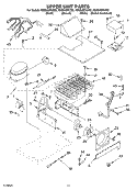 UPPER UNIT PARTS Diagram and Parts List for KSSS48FKB02  KitchenAid Refrigerator