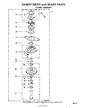 BASKET DRIVE AND BRAKE Diagram and Parts List for LA5000XMW0  Whirlpool Washer