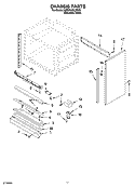CHASSIS PARTS, MISCELLANEOUS PARTS Diagram and Parts List for KDRP463LSS08  KitchenAid Range