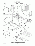 UNIT PARTS Diagram and Parts List for BRS62ARANA01  Whirlpool Refrigerator