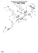 COOKTOP BURNER Diagram and Parts List for SF365BEYN2  Whirlpool Range