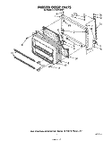 FREEZER DOOR Diagram and Parts List for ET20AKXSW01  Whirlpool Refrigerator