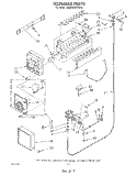 ICE MAKER , LIT/OPTIONAL Diagram and Parts List for 3ED25DQXVN00  Whirlpool Refrigerator