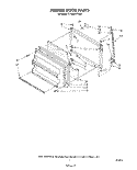 FREEZER DOOR Diagram and Parts List for ET18HKXTF00  Whirlpool Refrigerator
