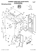 Part Location Diagram of WP2217442S Whirlpool Handle