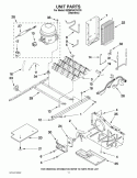 UNIT PARTS Diagram and Parts List for 8ED5FHKXVY03  Whirlpool Refrigerator