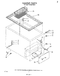 SECTION Diagram and Parts List for EH150FXKN2  Whirlpool Freezer