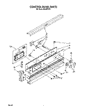 CONTROL PANEL, LIT/OPTIONAL Diagram and Parts List for RB100PXV2  Whirlpool Wall Oven