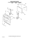 Part Location Diagram of WPW10335920 Whirlpool Inner door liner & glass assembly
