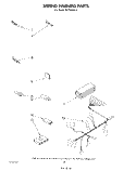 WIRING HARNESS Diagram and Parts List for DU7800XS2  Whirlpool Dishwasher