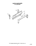 BACKGUARD Diagram and Parts List for FGP315VW3  Roper Range