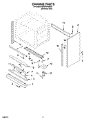CHASSIS PARTS, MISCELLANEOUS PARTS Diagram and Parts List for KDRP407HSS08  KitchenAid Range