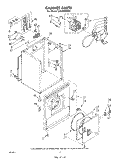 SECTION Diagram and Parts List for LE5780XKW1  Whirlpool Dryer