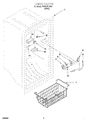 LINER, OPTIONAL Diagram and Parts List for EV200FXJW00  Whirlpool Freezer