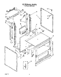 EXTERNAL PARTS, LIT/OPTIONAL Diagram and Parts List for SGP335XX2  Roper Range