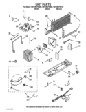 UNIT PARTS Diagram and Parts List for W8TXNGFWQ02  Whirlpool Refrigerator