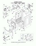 Part Location Diagram of W10242904 Whirlpool HARNS-WIRE