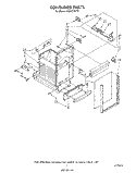 CONTAINER Diagram and Parts List for 4KUCC151T0  KitchenAid Trash Compactor