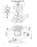 PUMP AND MOTOR Diagram and Parts List for 4KUDI220T2  KitchenAid Dishwasher