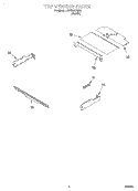 TOP VENTING, OPTIONAL Diagram and Parts List for RBS270PDB3  Whirlpool Wall Oven