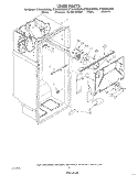 LINER Diagram and Parts List for ET20AKXSW06  Whirlpool Refrigerator