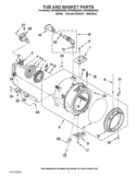 Part Location Diagram of W10239928 Whirlpool BRACKET