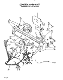 CONTROL PANEL, LIT/OPTIONAL Diagram and Parts List for KUDC220T3  KitchenAid Dishwasher