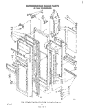 REFRIGERATOR DOOR Diagram and Parts List for ED26MMXLWR0  Whirlpool Refrigerator