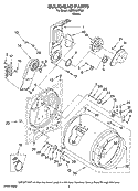BULKHEAD PARTS, OPTIONAL PARTS (NOT INCLUDED) Diagram and Parts List for MED5630TQ0  Maytag Dryer