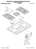 Part Location Diagram of W10169218 Whirlpool LP Conversion Instructions