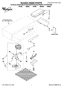 RANGE HOOD PARTS Diagram and Parts List for RH2324XJQ3  Whirlpool Range Hood