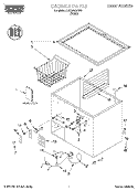Part Location Diagram of 4356505 Whirlpool PLUG-DRAIN