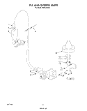 FILL AND OVERFILL Diagram and Parts List for KUDC210S2  KitchenAid Dishwasher