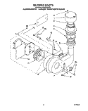 BLOWER Diagram and Parts List for 4KUDA220T5  KitchenAid Dishwasher