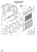 Part Location Diagram of 1165009 Whirlpool FRONT