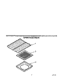 OVEN RACK, LIT/OPTIONAL Diagram and Parts List for SF385PEWW3  Whirlpool Range