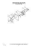 CONVECTION FAN Diagram and Parts List for KEBS177WAL3  KitchenAid Wall Oven