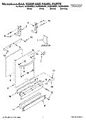 DOOR AND PANEL PARTS Diagram and Parts List for KUDP02SRSS1  KitchenAid Dishwasher