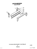BACKGUARD Diagram and Parts List for SF301BERW0  Whirlpool Range